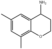 6,8-DIMETHYL-3,4-DIHYDRO-2H-1-BENZOPYRAN-4-AMINE 化学構造式