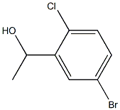 1-(5-bromo-2-chlorophenyl)ethanol Struktur