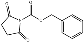 benzyl 2,5-dioxopyrrolidine-1-carboxylate 化学構造式