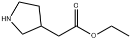 3-Pyrrolidineacetic acid ethyl ester Structure