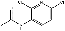 N-(2,6-dichloropyridin-3-yl)acetamide 化学構造式