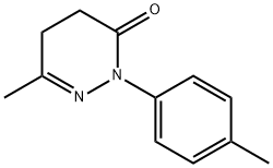 6-METHYL-2-(P-TOLYL)-4,5-DIHYDROPYRIDAZIN-3(2H)-ONE, 76270-11-6, 结构式