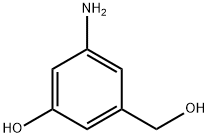3-Amino-5-(hydroxymethyl)phenol Structure