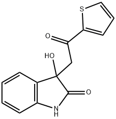 3-hydroxy-3-[2-oxo-2-(thiophen-2-yl)ethyl]-1,3-dihydro-2H-indol-2-one|