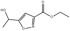 1-(3-carbethoxy-5-isoxazolyl)ethanol,78934-71-1,结构式