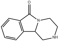 1,2,3,4-テトラヒドロピラジノ[2,1-A]イソインドール-6(10BH)-オン 化学構造式