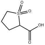 Tetrahydrothiophene-2-Carboxylic Acid 1,1-Dioxide Structure