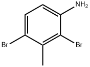 2,4-二溴-3-甲基苯胺, 80948-78-3, 结构式