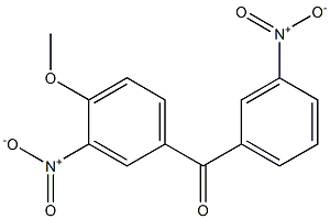 (4-Methoxy-3-nitrophenyl)(3-nitrophenyl)methanone Structure