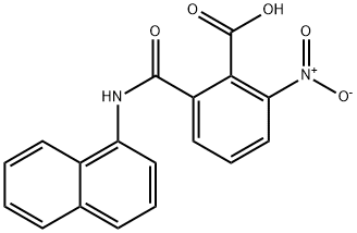 N-(1-NAPHTHYL)-6-NITROPHTHALAMIC ACID Structure