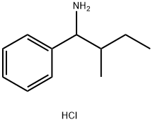 alpha-(1-Methylpropyl)benzenemethanamine hydrochloride Struktur