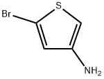 5-Bromo-3-thiophenamine 化学構造式