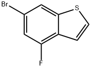 6-Bromo-4-fluorobenzo[b]thiophene 化学構造式