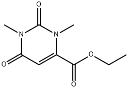 Ethyl 1,3-dimethylorotate Structure