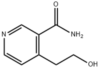 3-Pyridinecarboxamide, 4-(2-hydroxyethyl)-
 Structure