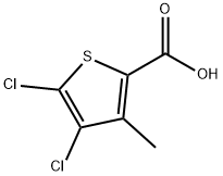 4,5-二氯-3-甲基噻吩-2-羧酸, 854626-34-9, 结构式