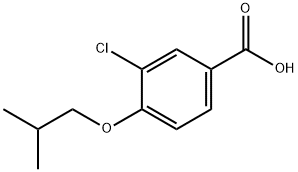 3-chloro-4-(2-methylpropoxy)Benzoic acid Structure