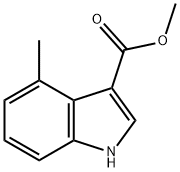 4-甲基-1H-吲哚-3-羧酸甲酯,858515-77-2,结构式