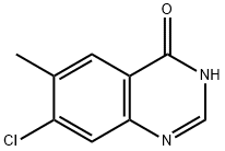 7-Chloro-6-methyl-3H-quinazolin-4-one Structure