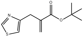 tert-butyl 2-(1,3-thiazol-4-ylmethyl)prop-2-enoate,866028-90-2,结构式