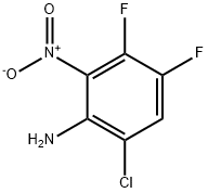 6-Chloro-3,4-difluoro-2-nitroaniline Struktur