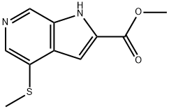 4-(methylthio)-1H-Pyrrolo[2,3-c]pyridine-2-carboxylic acid methyl ester|