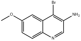 3-amino-4-bromo-6-methoxyquinoline Structure