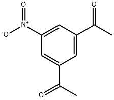 1-(3-acetyl-5-nitrophenyl)ethanone 化学構造式