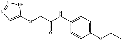 N-(4-ethoxyphenyl)-2-(1H-1,2,3-triazol-5-ylsulfanyl)acetamide Struktur