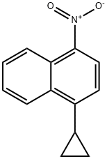 1-Cyclopropyl-4-nitronaphthalene 化学構造式