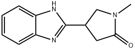 4-(1H-Benzoimidazol-2-yl)-1-methyl-pyrrolidin-2-one,879064-66-1,结构式