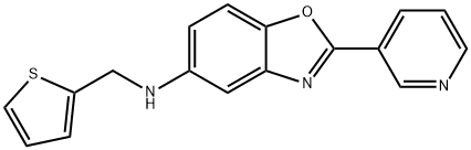 2-(pyridin-3-yl)-N-(thiophen-2-ylmethyl)-1,3-benzoxazol-5-amine|