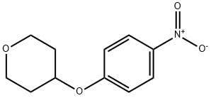 4-(4-Nitrophenoxy)tetrahydro-2H-pyran Structure