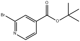 2-ブロモピリジン-4-カルボン酸TERT-ブチル 化学構造式