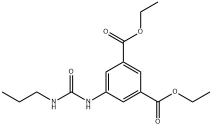 diethyl 5-(3-propylureido)isophthalate Structure