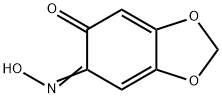 (E)-6-(hydroxyimino)benzo[d][1,3]dioxol-5(6H)-one Struktur