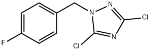 3,5-dichloro-1-(4-fluorobenzyl)-1H-1,2,4-triazole Structure