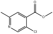 methyl 5-chloro-2-methylisonicotinate Structure