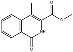 methyl 4-methyl-1-oxo-1,2-dihydroisoquinoline-3-carboxylate Structure