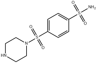 4-(1-piperazinylsulfonyl)benzenesulfonamide Struktur