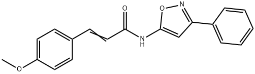 901668-00-6 (2E)-3-(4-methoxyphenyl)-N-(3-phenyl-1,2-oxazol-5-yl)prop-2-enamide