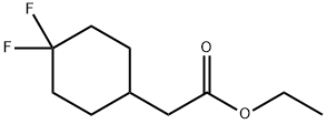 ethyl 2-(4,4-difluorocyclohexyl)acetate Structure