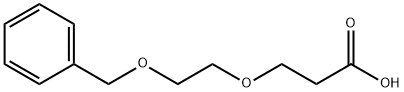 3-[2-(Benzyloxy)ethoxy]propanoic acid Structure