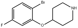 Piperidine, 4-(2-bromo-5-fluorophenoxy)-