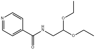 N-(2,2-Diethoxyethyl)Isonicotinamide Structure