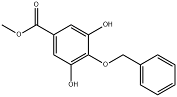 4-(苄氧基)-3,5-二羟基苯甲酸甲酯, 91925-82-5, 结构式