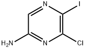 6-chloro-5-iodopyrazin-2-amine Struktur