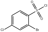 2-bromo-4-chlorobenzenesulfonyl chloride Structure