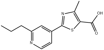 4-Methyl-2-(2-propyl-pyridin-4-yl)-thiazole-5-carboxylic acid Structure