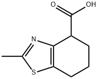 2-methyl-4,5,6,7-tetrahydrobenzo[d]thiazole-4-carboxylic acid Struktur